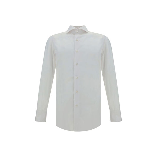 White Cotton Dress Shirt