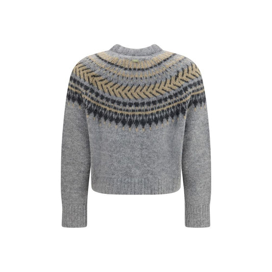 Gray Polyamide Sweatshirt