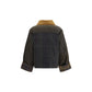 Brown Cotton Shell Jacket