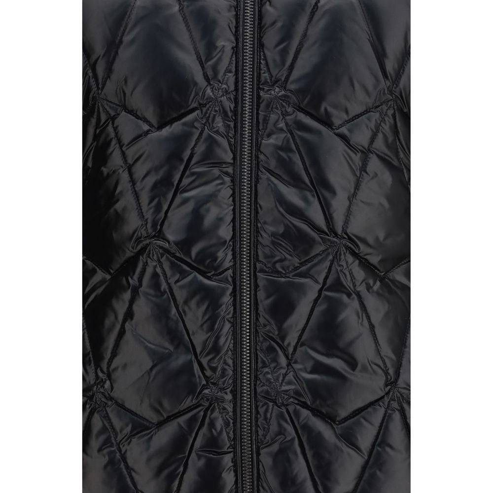Black Goose Down Full-Length Jacket
