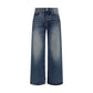 Blue Cotton Relaxed Fit Jeans