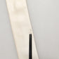 White Silk Floral Graphic Adjustable Tied Men Necktie Tie