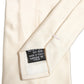 White Silk Floral Graphic Adjustable Tied Men Necktie Tie