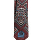 Bordeaux Printed 100% Silk Adjustable Men Necktie Tie