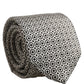 Black White Geometric Adjustable Necktie Accessory Tie