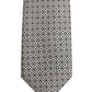 Black White Geometric Adjustable Necktie Accessory Tie
