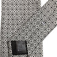 Black White Geometric Adjustable Necktie Accessory Tie