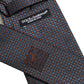 Dark Blue Geometric Silk Adjustable Necktie Accessory Tie