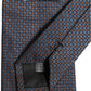 Dark Blue Geometric Silk Adjustable Necktie Accessory Tie