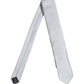 Men Light Blue Silk Classic Adjustable Tied Necktie Tie