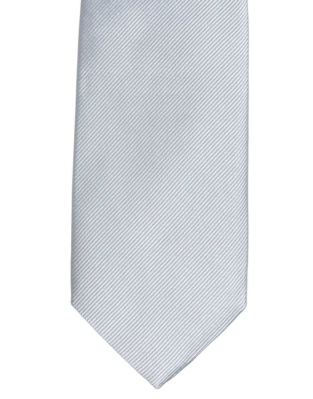 Men Light Blue Silk Classic Adjustable Tied Necktie Tie