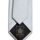 Men Light Blue Silk Classic Adjustable Tied Necktie Tie