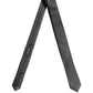 Dark Gray Textured Silk Adjustable Necktie Accessory Tie