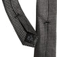 Dark Gray Textured Silk Adjustable Necktie Accessory Tie