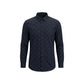 Blue Cotton Pattern Shirt