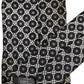 Black White Geometric Silk Adjustable Necktie Accessory Tie