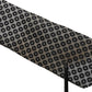 Black White Geometric Silk Adjustable Necktie Accessory Tie