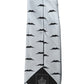 Light Gray Mustache Silk Adjustable Necktie Accessory