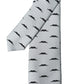 Light Gray Mustache Silk Adjustable Necktie Accessory
