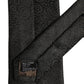Black Swirl Pattern Silk Adjustable Necktie Accessory Tie