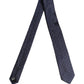 Blue Diamond Lattice Adjustable Necktie Men Accessory Tie