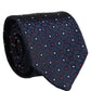 Blue Diamond Lattice Adjustable Necktie Men Accessory Tie