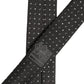 Dark Gray Polka Dot Silk Adjustable Necktie Accessory Tie
