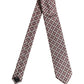 Beige Lady Bug Silk Adjustable Necktie Men Accessory Tie