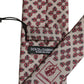 Beige Lady Bug Silk Adjustable Necktie Men Accessory Tie