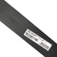 Black Leather Silver Tone Square Buckle Belt