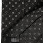 Black Geometric Circle Adjustable Necktie Accessory Tie