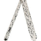 Off White Floral Print Adjustable Necktie Accessory Tie