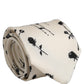 Off White Floral Print Adjustable Necktie Accessory Tie