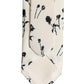 Off White Floral Print Adjustable Necktie Accessory Tie