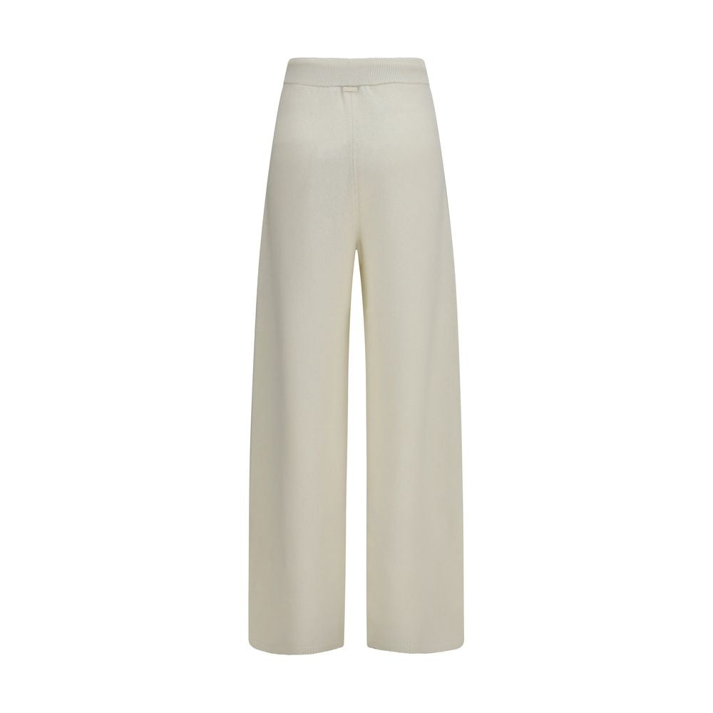 Beige Cashmere Casual Pants
