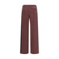 Bordeaux Polyester Joggers (Workout Pants)