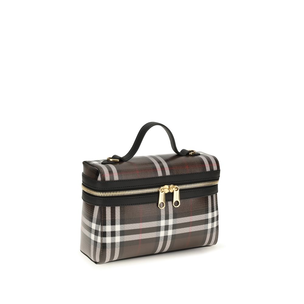 Brown Cotton Shoulder Bag