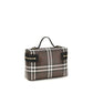 Brown Cotton Shoulder Bag