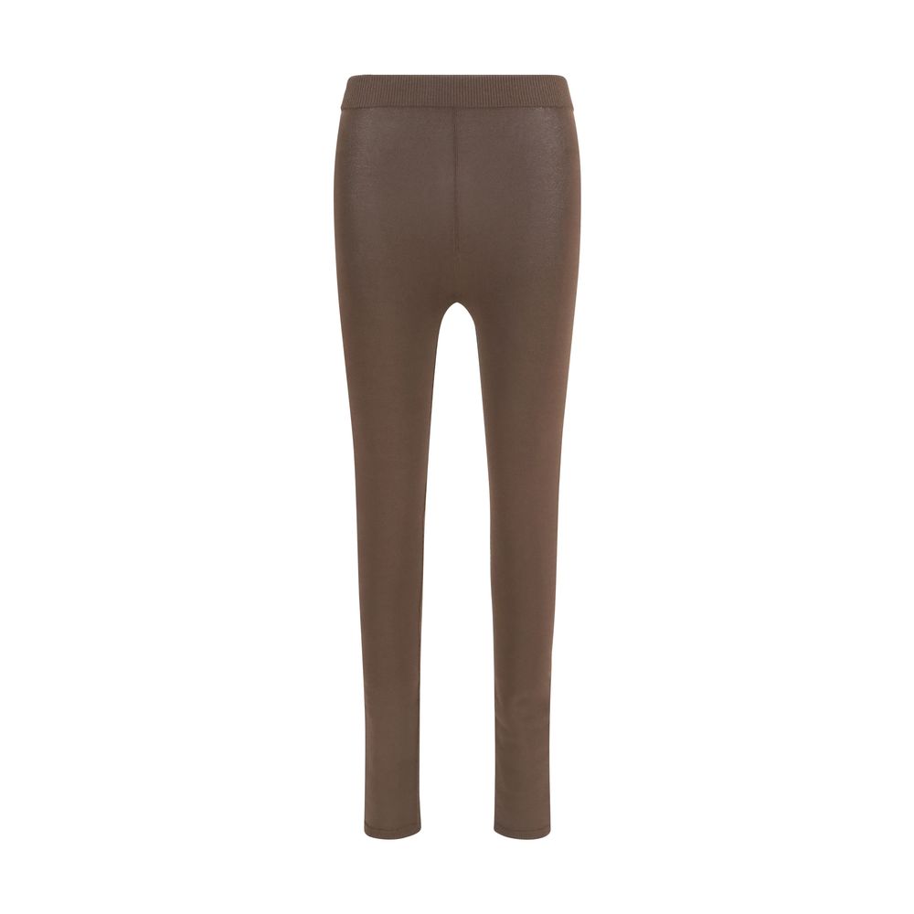 Brown Viscose Leggings