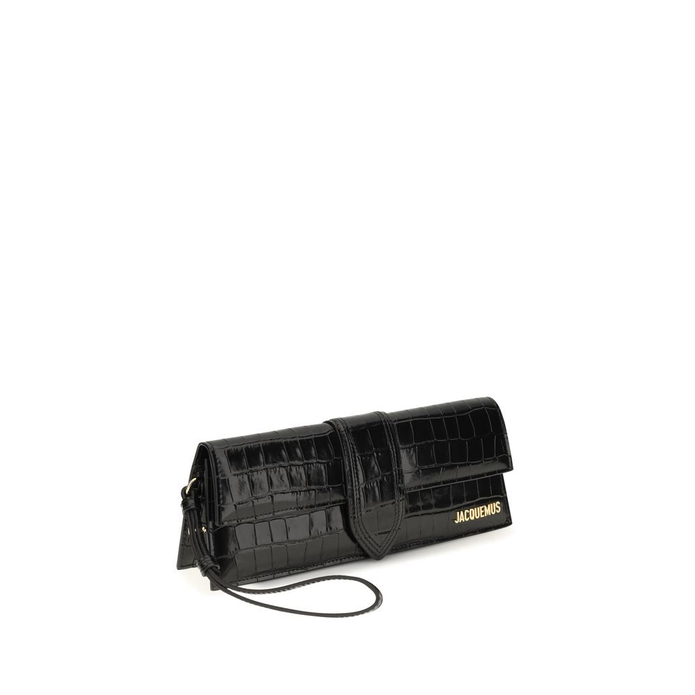 Black Calf Leather Bos Taurus Clutch Bag