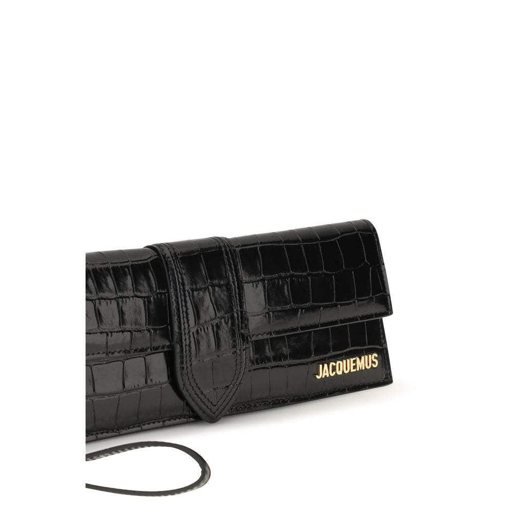 Black Calf Leather Bos Taurus Clutch Bag