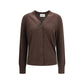 Brown Cotton Cardigan