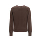 Brown Cotton Cardigan