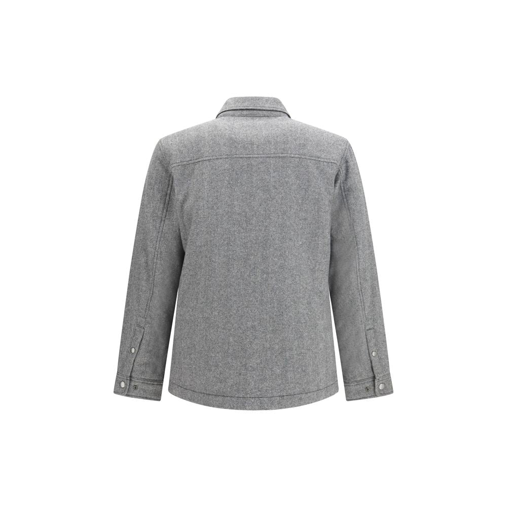 Gray Wool Oves Aries Full-Length Jacket