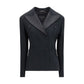 Black Viscose Blazer