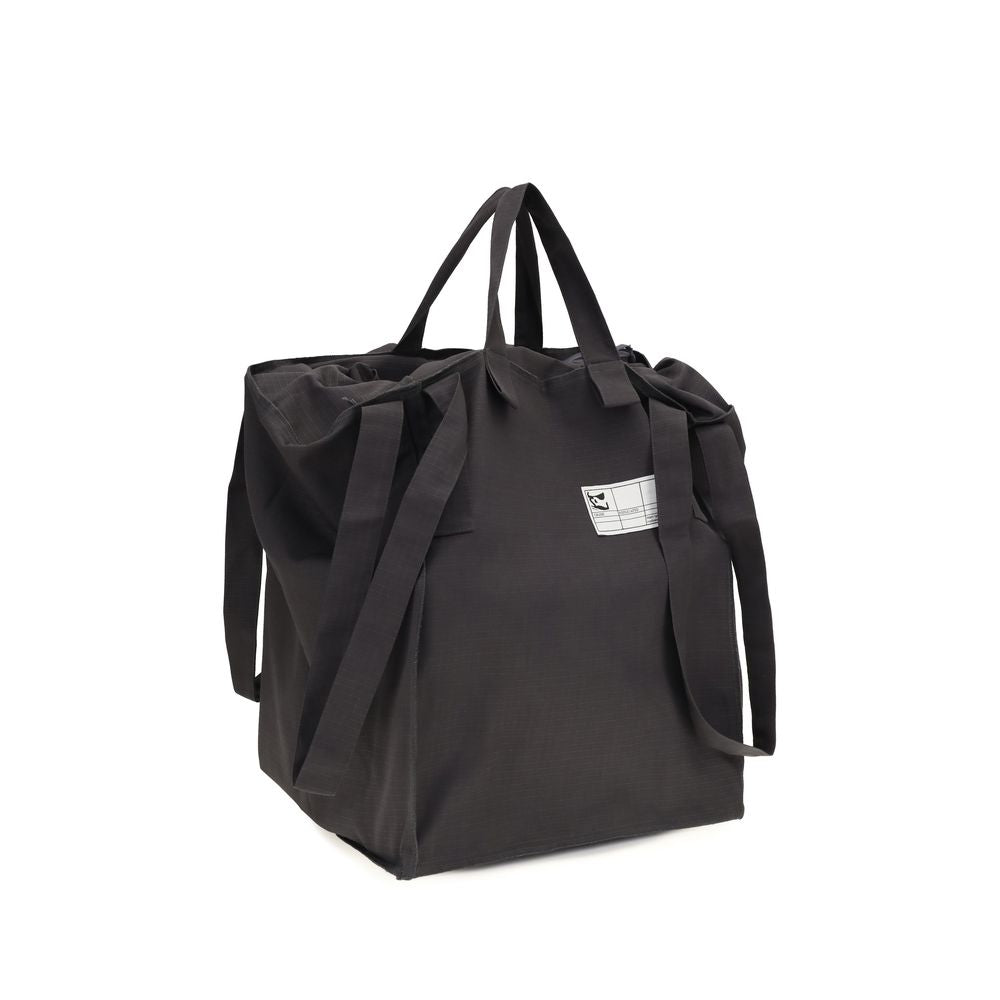Gray Polyester Shoulder Bag