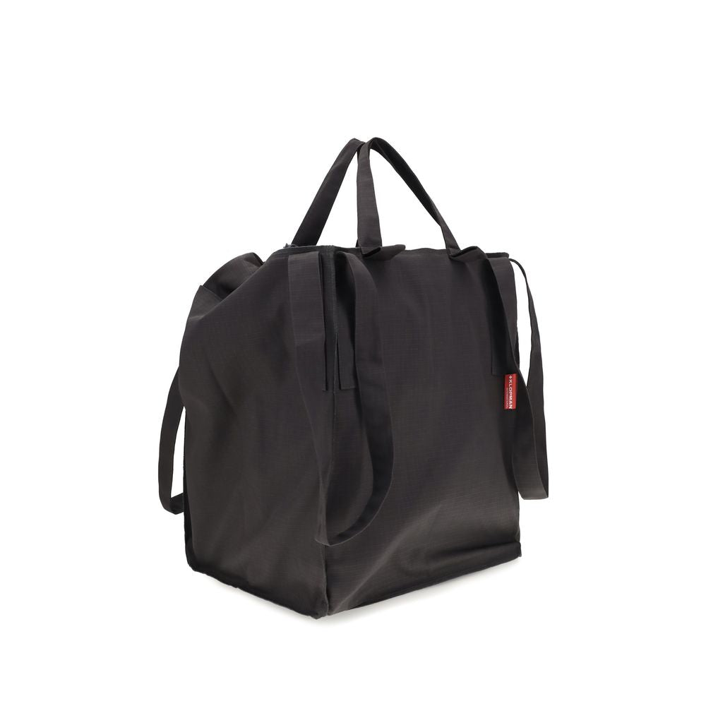 Gray Polyester Shoulder Bag