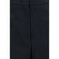 Black Cotton Casual Pants
