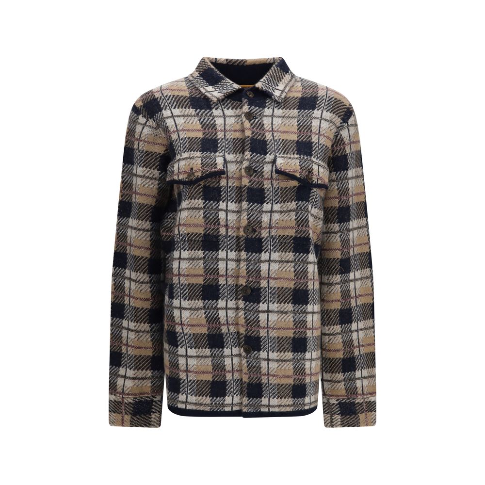 Brown Cashmere Pattern Shirt