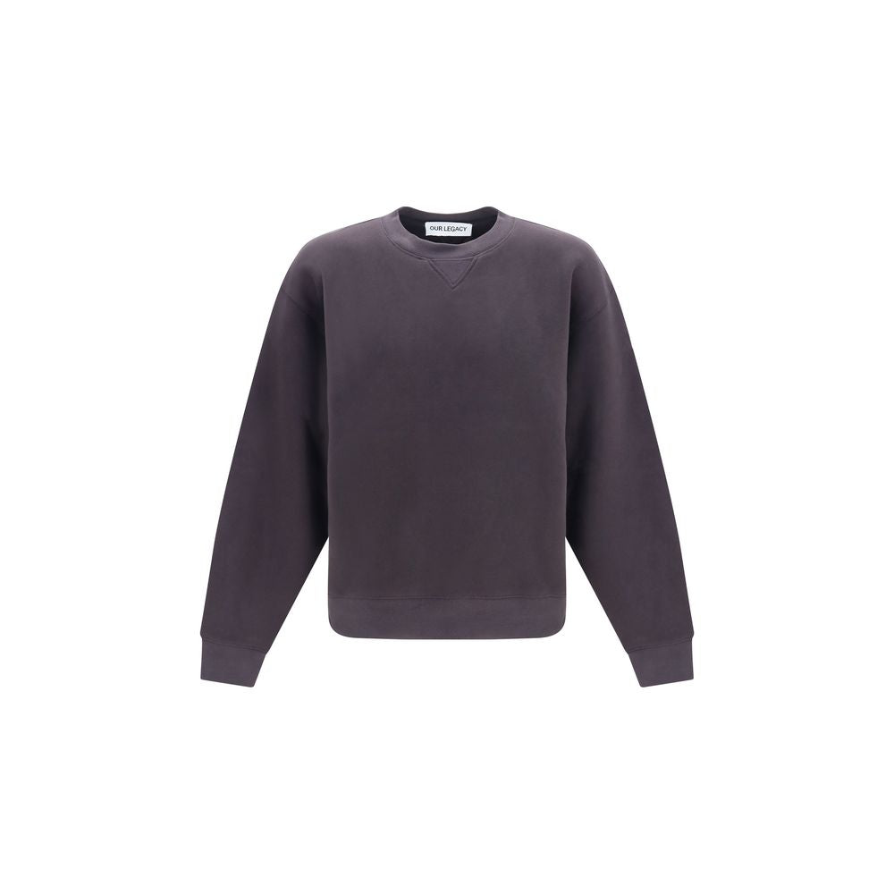 Black Cotton Sweatshirt